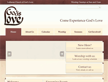 Tablet Screenshot of godslovenewtown.org